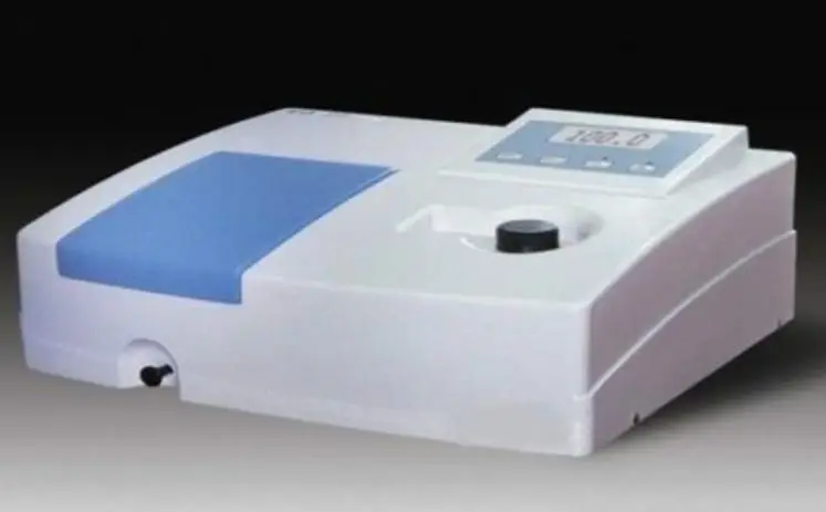 

Visible Spectrophotometer Lab Equipment 340-1000 nm 5 nm Digital Display Vis Spectrometer with Software 110V Or 220V