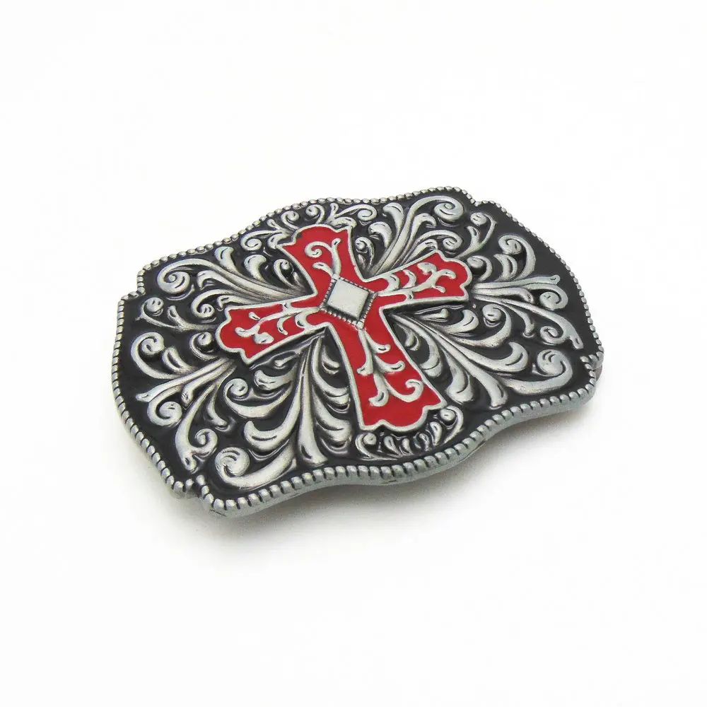 Western Cowboy Zinc Alloy Power and Shield Stance Buckle