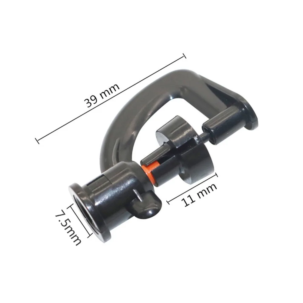 360 Angles Rotating Atomizing Nozzle 7.5mm Interface Garden Irrigation Sprinklers Greenhouse Cooling Humidify Sprayer 30 Pcs