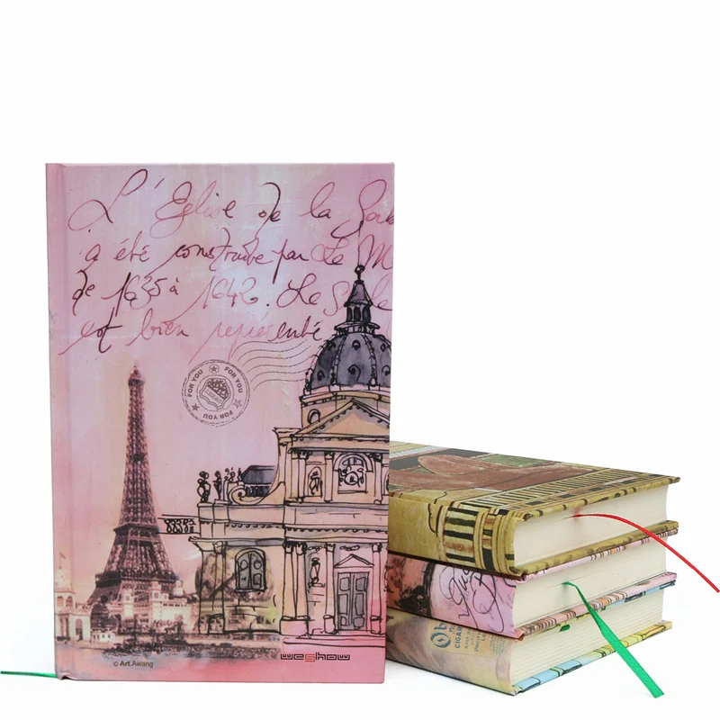 A5 Hard surface notebook 160 sheets Anti-fatigue student notepad Cute girl diary Thick notepad Travel log