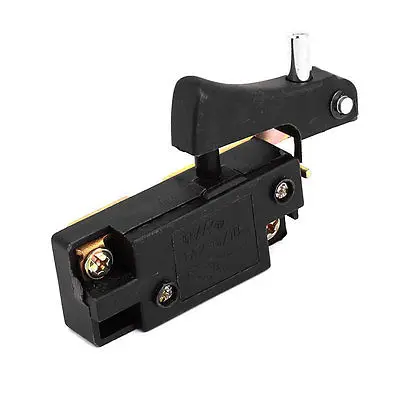 AC 250V 10A SPST NO on-Lock Trigger Switch for Hitachi 150 Angle Grinder