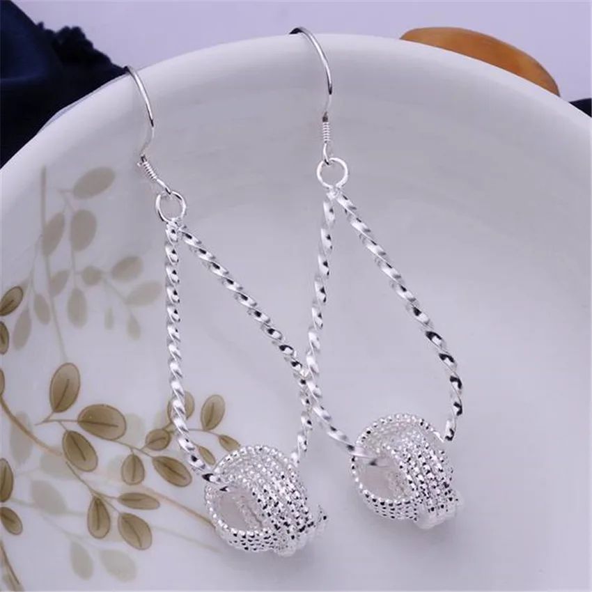 Special explosion models free shipping  silver color  jewelry factory wholesale fashion elegant women  earrings