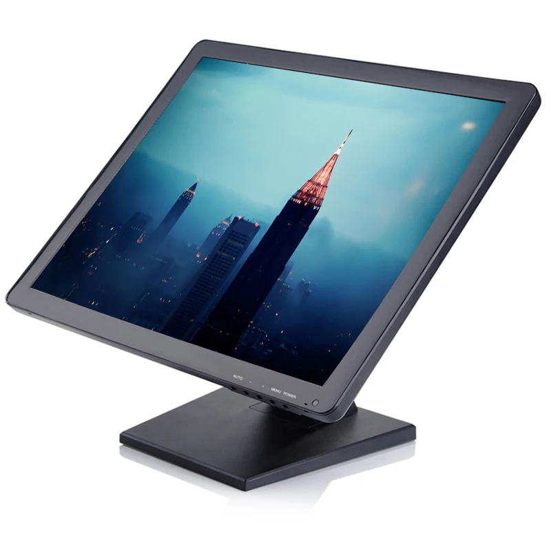 

19 Inch 4-Wire Resistive Desktop LCD Touch Monitor POS Touch Monitor 1280*1024 With AV/BNC/VGA/HDMI/USB Interface