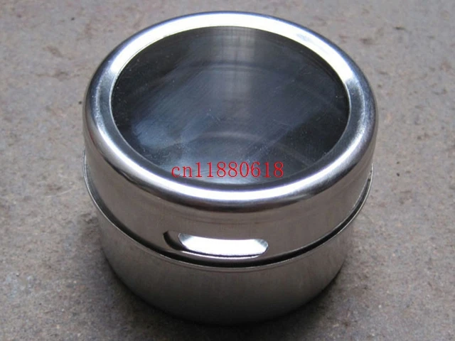 

500pcs/lot Free Shipping New Stainless steel spice jar monosexuality tank sauce pot seasoning bottle