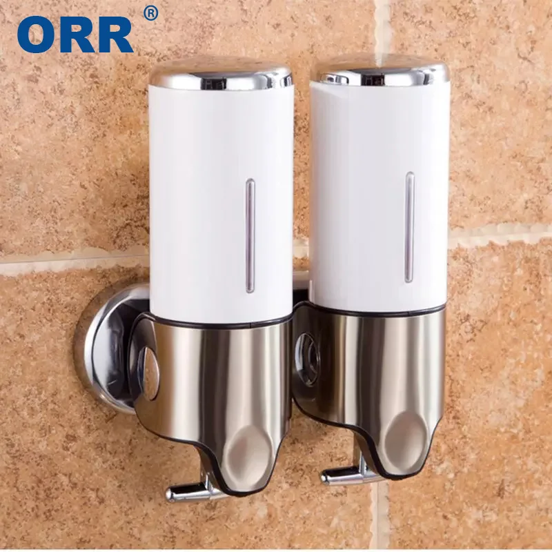 Bathroom Soap Dispenser Wall Mounted Liquid Soap Dispensers 500ml Soap Container Pump Bathroom Accessories Kitchen Hand Wash ORR