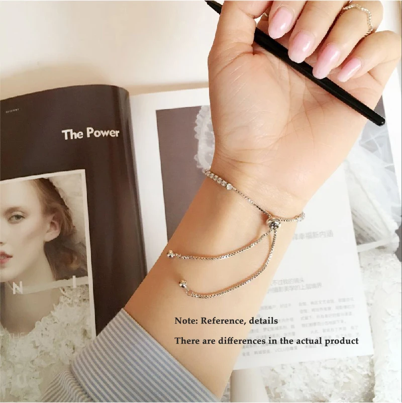Color Culture Fashion Charm Chain  Link Bracelet for Women Shining AAA Cubic Zircon Bride Jewelry Design Wedding Gifts