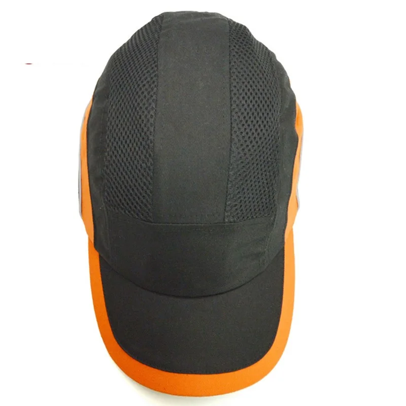 New Bump Cap Work Safety Anti-impact Light Weight Helmets With Reflective Stripe Breathable Security Protective Sunscreen Hat