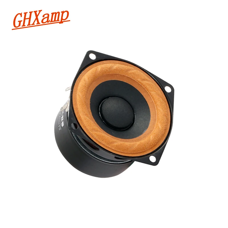 Ghxamp 2.5 Inch 15W Full Range Speaker Cloth Hanging Edge Hifi TV Computer Desktop Audio Unit Loudspeaker Desktop 2pcs