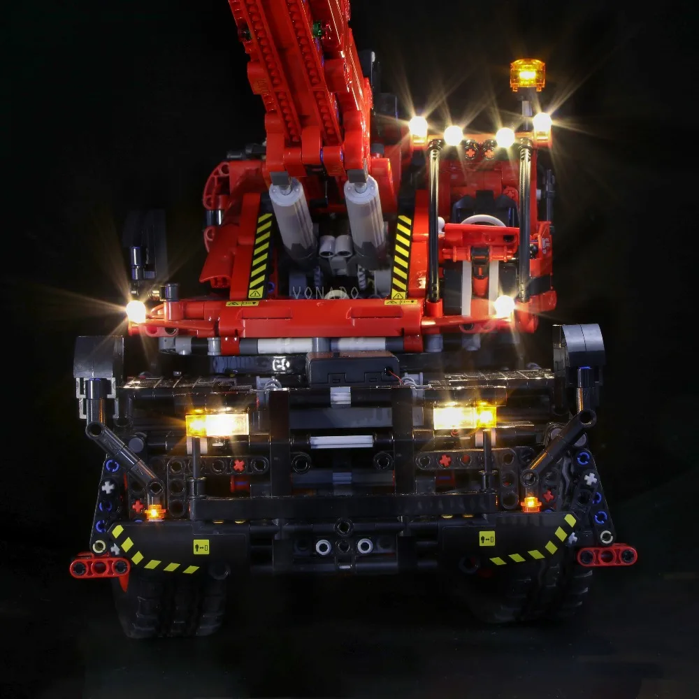 Led Light For Mechanical Group 42082 Complex Terrain Crane For Technic Series Boy Girl Building Block Toy