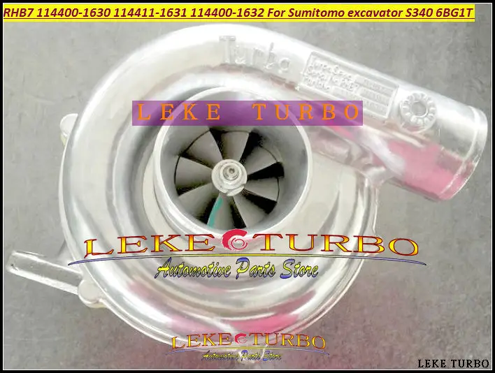 RHB7 114400-1630 114411-1631 114400-1632 Turbo Turbine Turbocharger For Sumitomo excavator S340 6BG1T