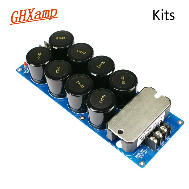 

GHXAMP 100A Amplifier Dual Power Supply Class A Amp Rectifier Filter Board Kits High Power Current 50V 63V 80V Capacitor 1000W