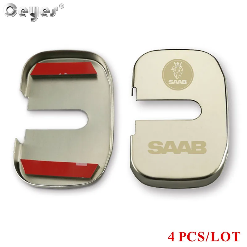 Ceyes Door Lock Covers Accessories Car Styling Case For Saab 9000 900 428 03-10 9-3 9-5 93 95 2003 2012 Auto Protection Stickers