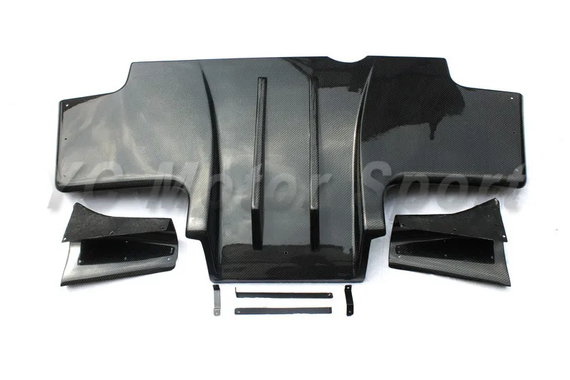 Car Accessories Carbon Fiber TS Type2 Style Rear Diffuser 5pcs with Metal Fitting Accessories Fit For 1995-1998 R33 GTR