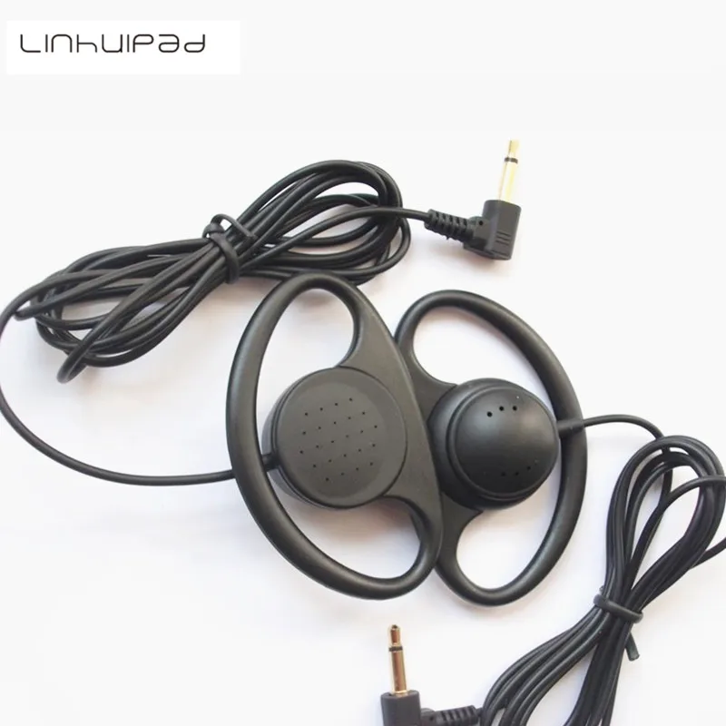 Imagem -03 - Único Lado Mono Gancho Earbud para o Sistema do Guia Turística Fone de Ouvido Macio 100 Pcs por Lote