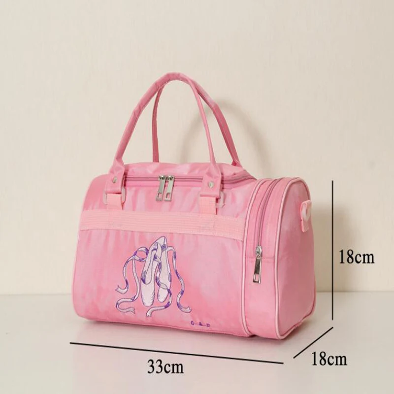 Discount Child Dance Bag Female Adult Dance Backpack Infant Kids Bucket Ballet Bag For Girls Canvas Pink Ballerina Kids Handbag