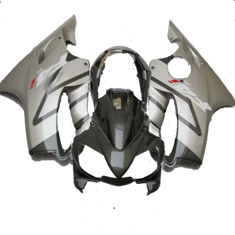 

km silver black fairing ABS hulls plastic injection 2004 2005 CBR600F4i 2006 2007 cbr 600 f4i 04 05 06 07 body repair parts