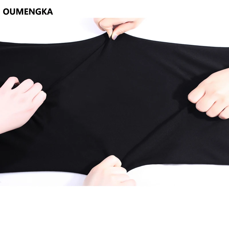 Oumengka-対照的なパネルスウェットパンツ,カジュアル,ハーレム,ルーズフィット,伸縮性,ブラックストライプ,サイド,女性用