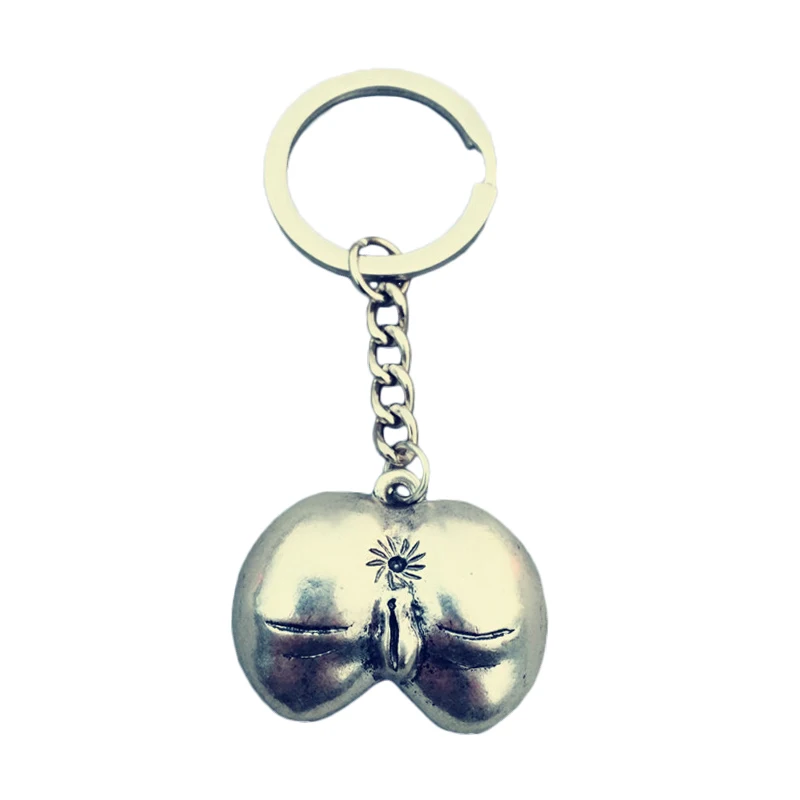 COTARY INE-Porte-clés de voiture homme et femme, cadeau unique, bijoux exagérés, pendentif génital, nu, vente