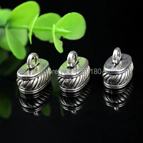 Fit 7*12mm Cord Crimp End Caps Buckle Tips for Necklace Bracelet Ropes Cords Connectors DIY Accessories 13x16x10mm 30pcs K00531