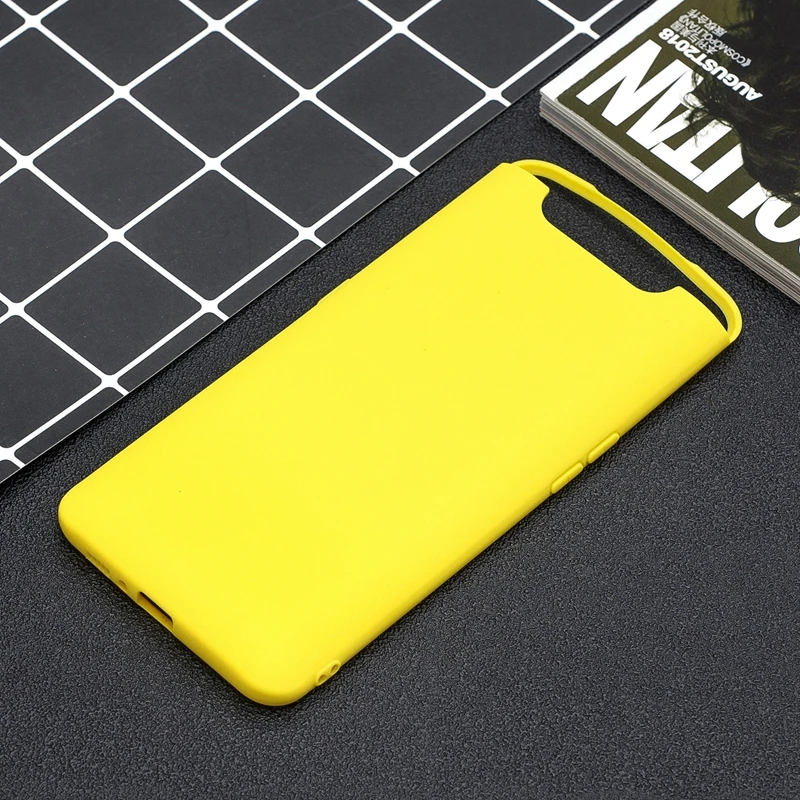 Rubber Silicone Case For Samsung A80 A51 A71 A50 Candy Color Soft TPU Back Cover For Coque Samsung Galaxy A80 A 80 SM-A805F Case