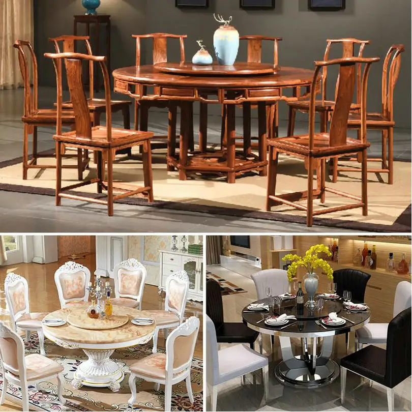 HQ MM01 Two Layers Malmatch Design HEAVY DUTY Muted Aluminium Alloy Lazy Susan Round Swivel Turntable Bearing for Dining Table