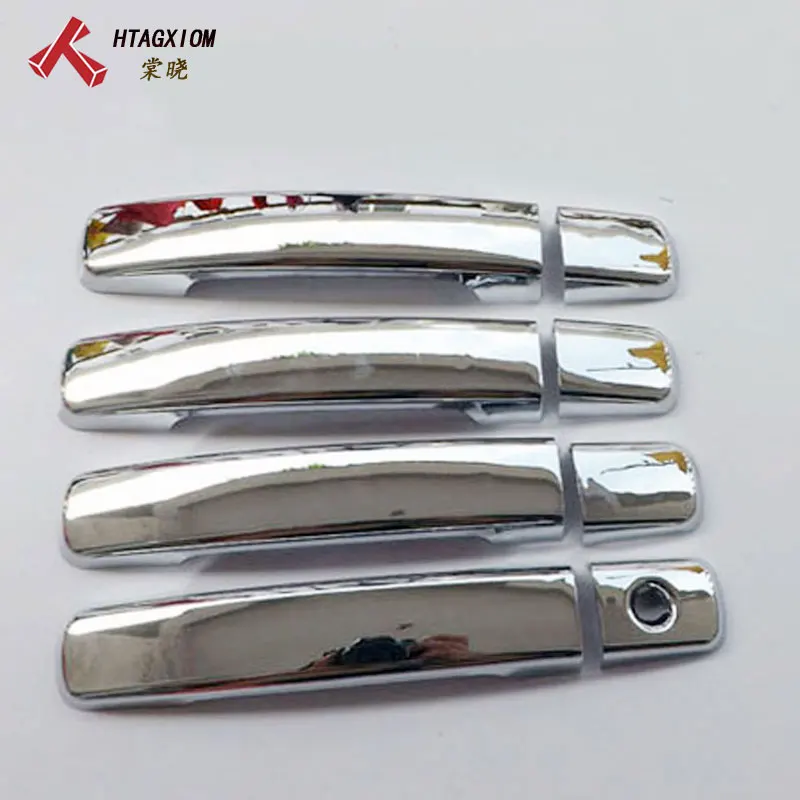 for Nissan Qashqai J10 2013 2012 2011 2010 2008 2 1.6 Chrome Door Handle Cover Car Styling Stickers Decoration Accessories 8 Pcs