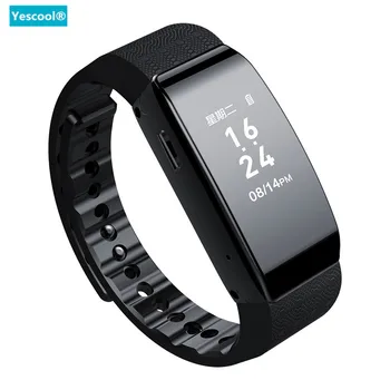 Yescool A80 Voice-activated Digital Voice Recorder Watch Hidden HiFi Music Player Pedometer Smart Wristband Stealth Dictaphone