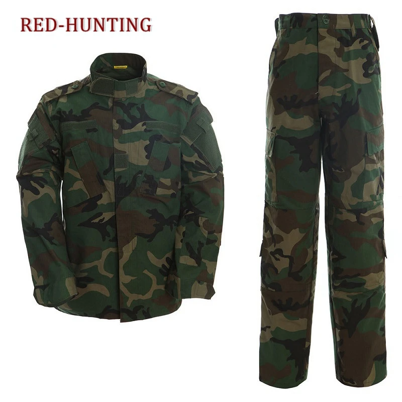 Taktische Uniform Hemd Hose Camo Tarnung Acu Fg Kampf Uniform Kleidung Anzug Jagd ausrüstung