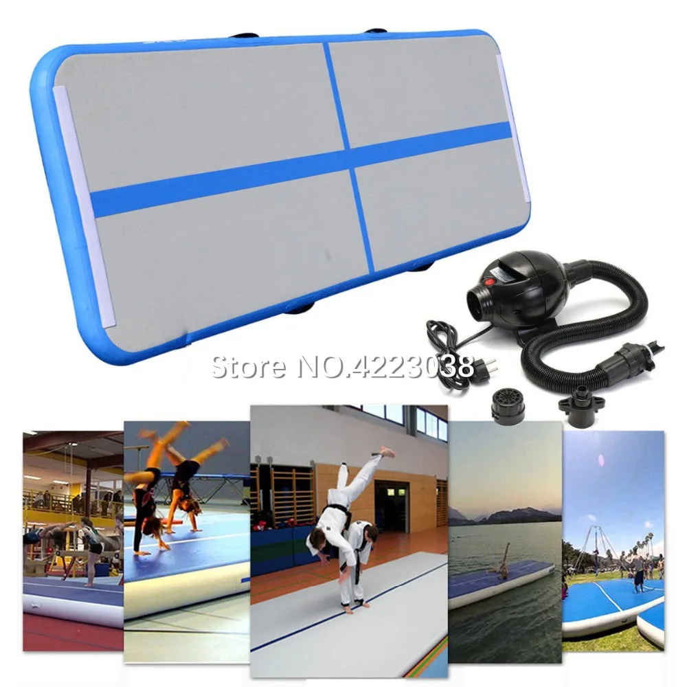 

Free Shipping Airtrack 3m Inflatable Air Tumble Track Gym Mat Yugo Inflatable Air Gym Air Track Home use Free Pump