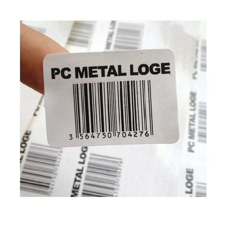 

professional custom waterproof barcode paper plastic sticker label maker