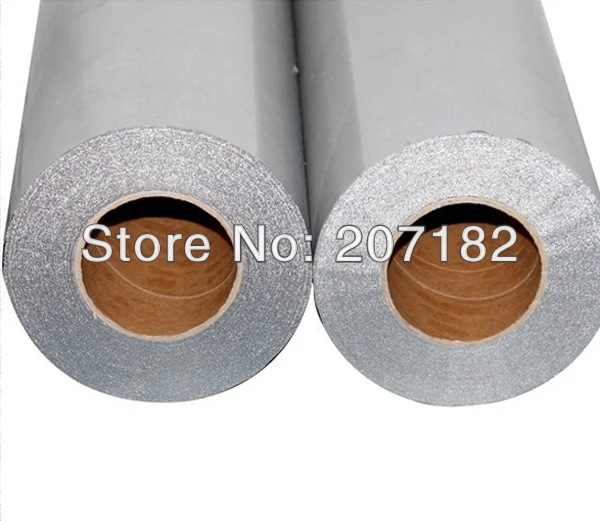 1 Cuộn 0.5X20M Màu Bạc Reletive Truyền Nhiệt Vinyl, Cắt _ Ba Lô Bộ Phim Truyền Nhiệt Phim