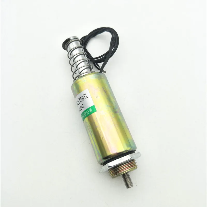 High quality DC 12/24V 10mm 300g Push Pull Type Tubular Motion Solenoid Electromagnet Free shipping