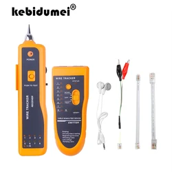 kebidumei Hot Cable Tester Detector Electrical Line Finding Testing RJ11 RJ45 Cat5 Cat6 Telephone Wire Tracker Multifunction