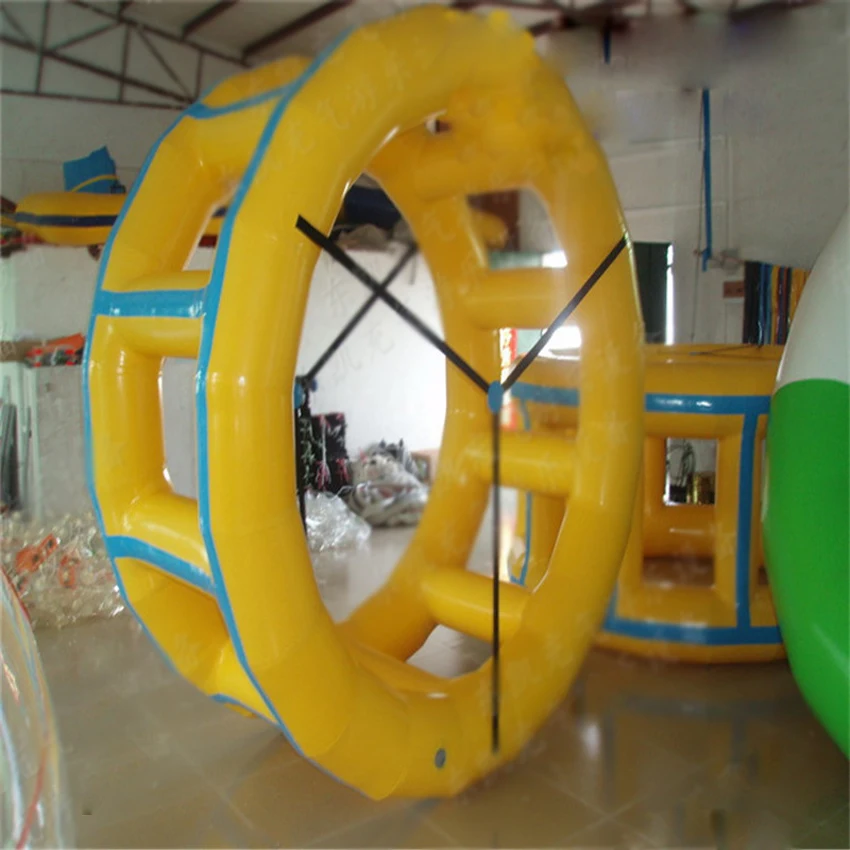 1PC 2M single row  the water wheel water drum inflatable water treadmill custom inflatable water toy equipment