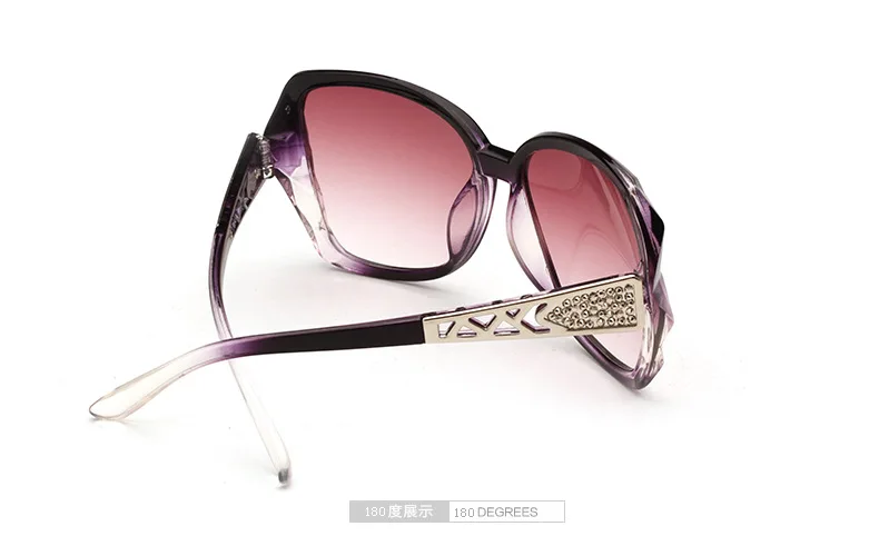 Fashion Square Sonnenbrille Frauen Luxus Marke Große Lila Sonnenbrille Weibliche Spiegel Shades Damen Oculos De Sol Feminino – Detail 7