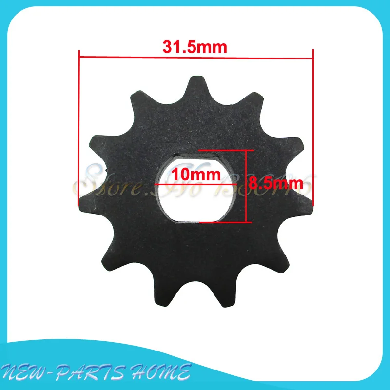 Electric Scooter 11 Tooth Sprocket T8F Chain Motor Pinion Gear MY1020 Motor