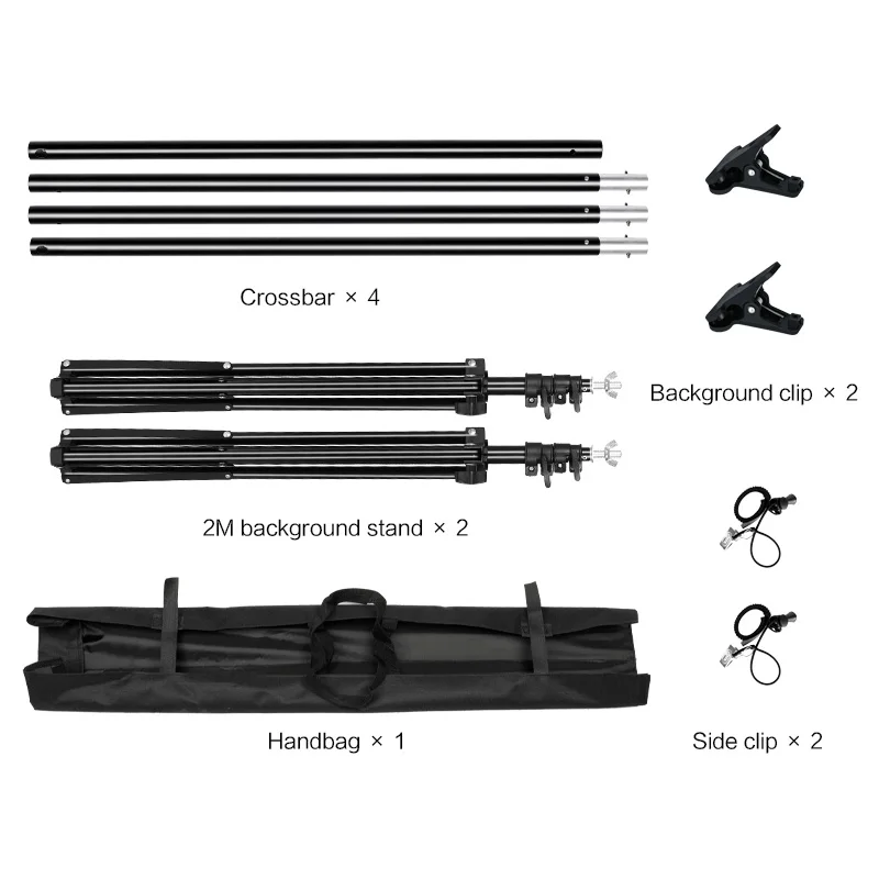 2.6x3M Adjustable Photo/Video Studio Backdrop Stand 6