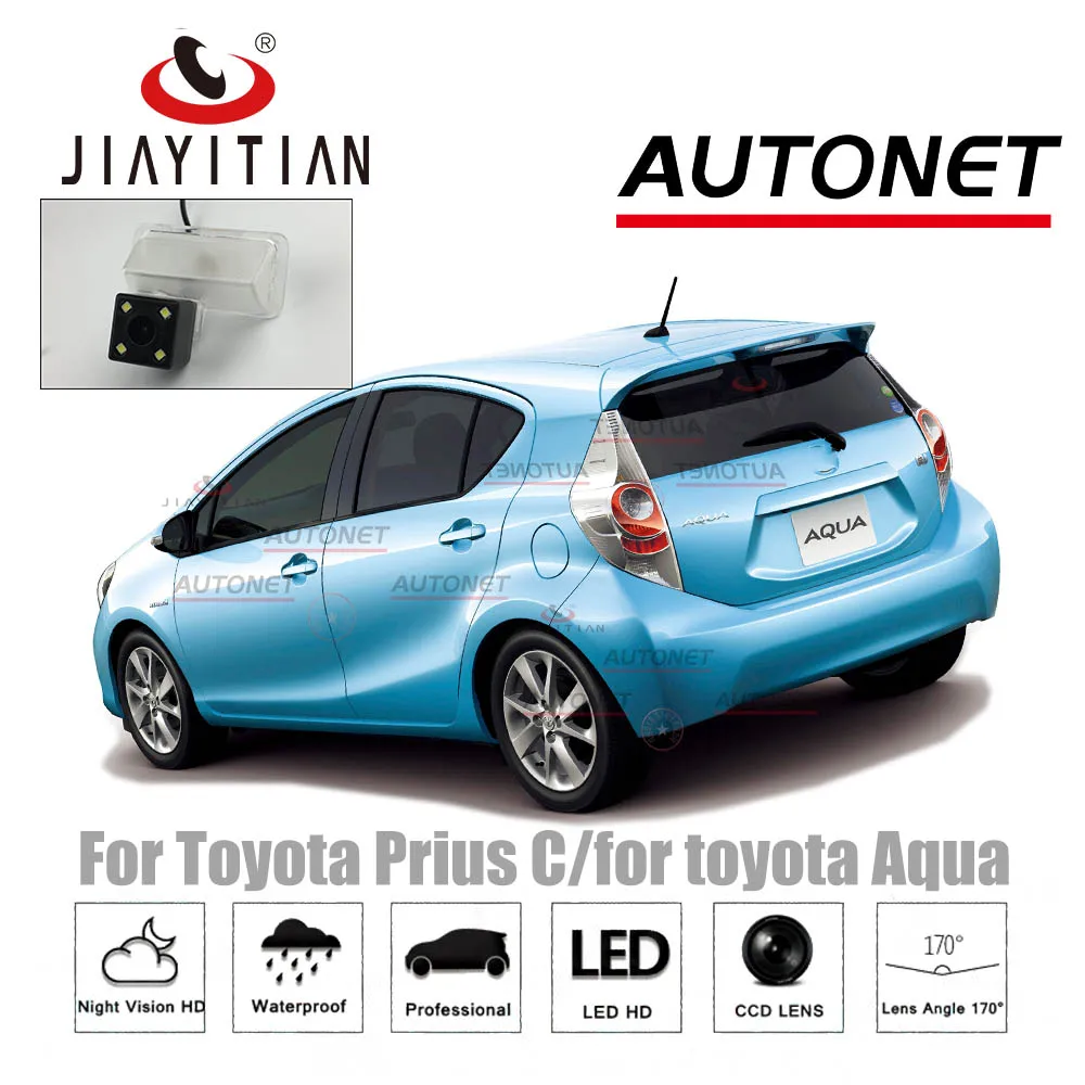 

JIAYITIAN Rear View Camera For Toyota Prius C/for toyota Aqua CCD Night Vision Reverse Camera license plate camera backup camera