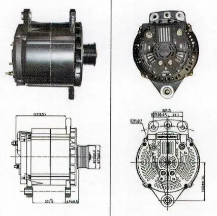 

28V 150A ALTERNATOR JFZ2916Y1B1