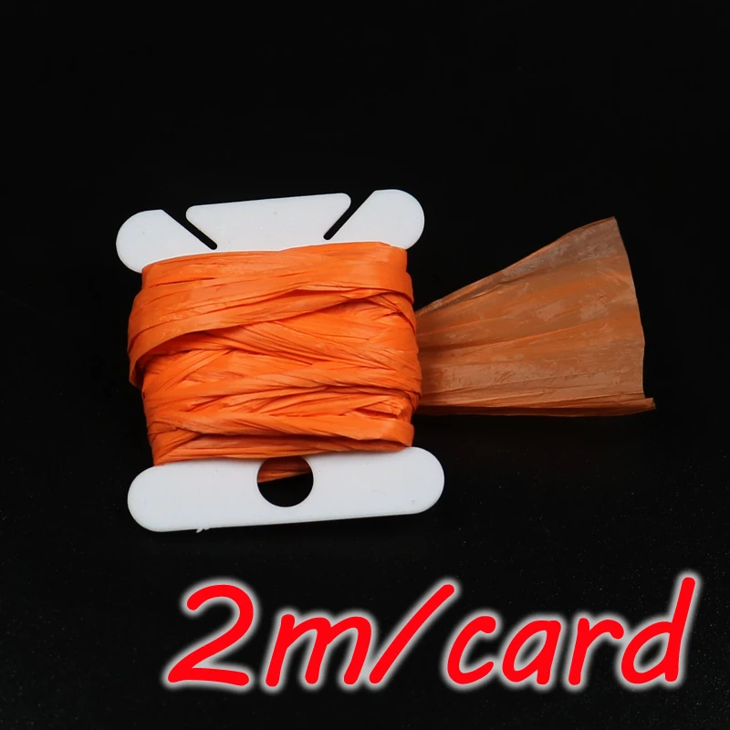 ICERIO 10PCS Fly Fishing Tying Materials Swiss Straw for Tying Wing Cases and Shell Backs on Nymphs and Scud Patterns