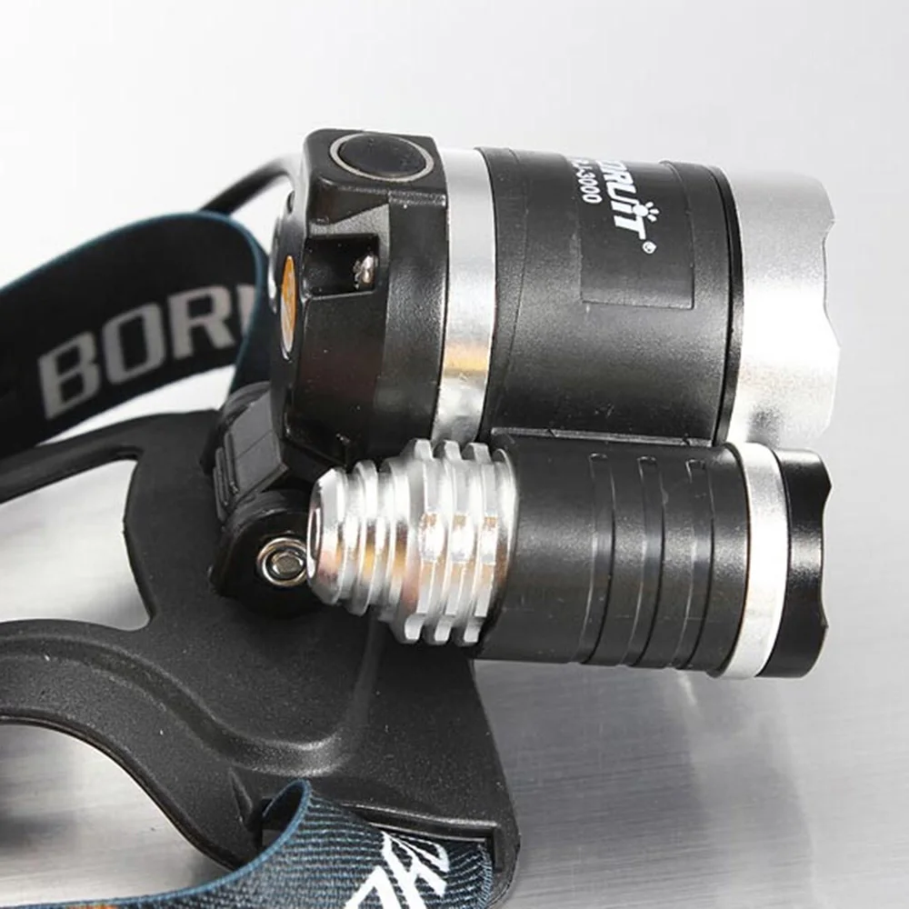 LW-5000-Luz LED negra, 3 LED, 10W, 3 modos, 5000LM