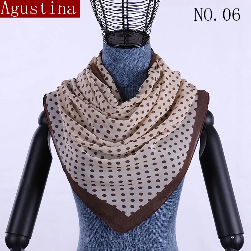 2018 chiffon dot summer fashion scarf luxury shawsl women hijb head scarfs brand high quality long scarfs for ladies scarves