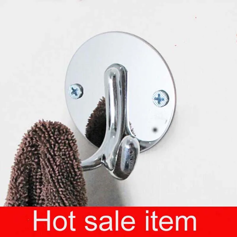 

304 stainless steel single clothes bag cap towel hooks kitchen bathroom home decorate wall hook