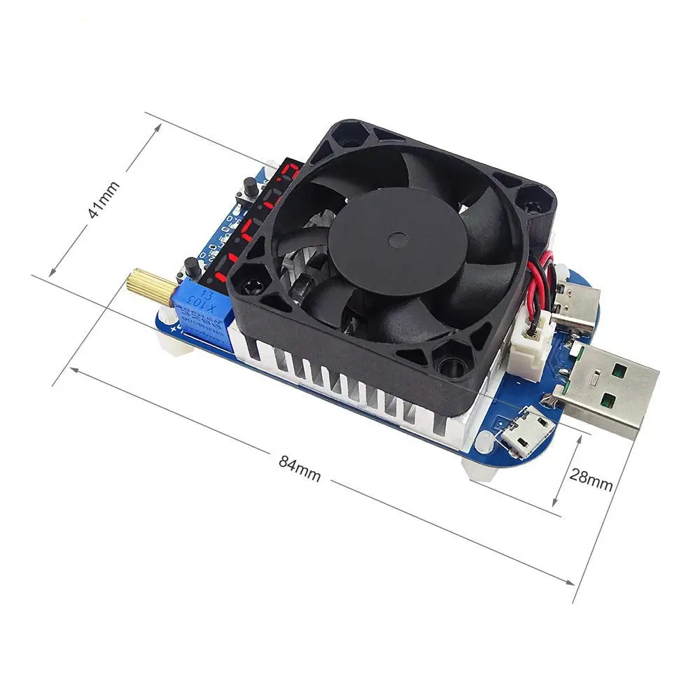 HD25 HD35 Trigger QC2.0 QC3.0 25W35W Electronic Discharge Battery Test Adjustable Current Voltage USB Load Resistor HD25 Trigger