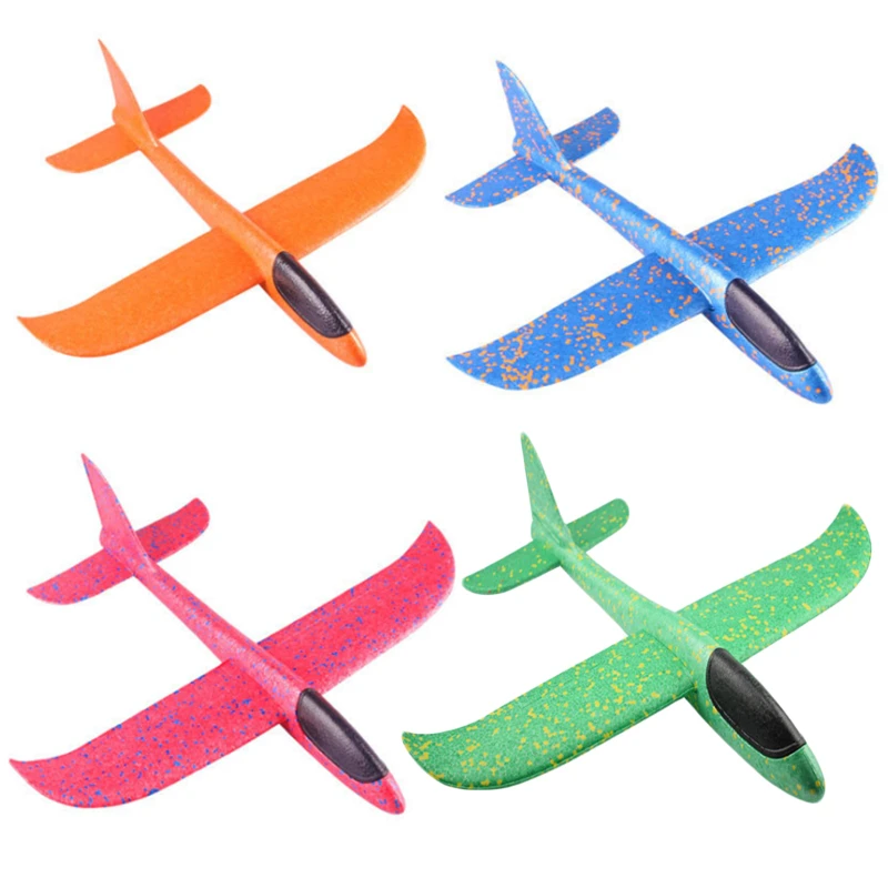 Hand Throw  Free Fly Glider Planes Foam Aircraft Model EPP  Breakout Aircraft Party Game Children Outdoor Fun Gift Toys For Kids