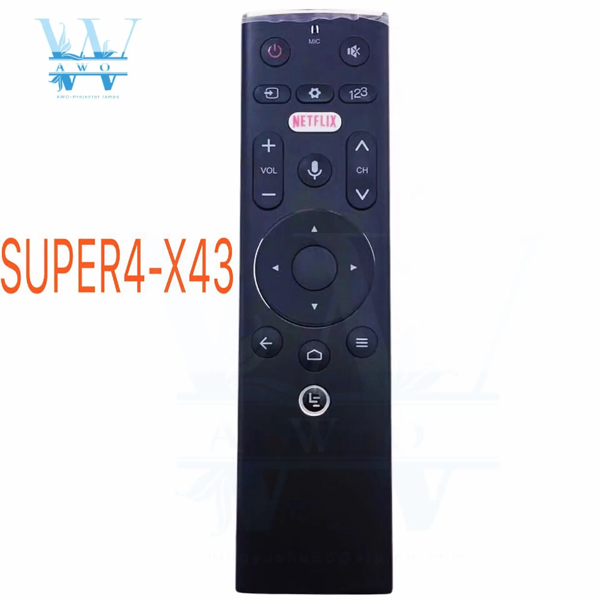 New Original Super4-X43 For LETV LeTV LeEco TV Pro TV Remote Control X55 X65 X60 With Voice NETFLIX