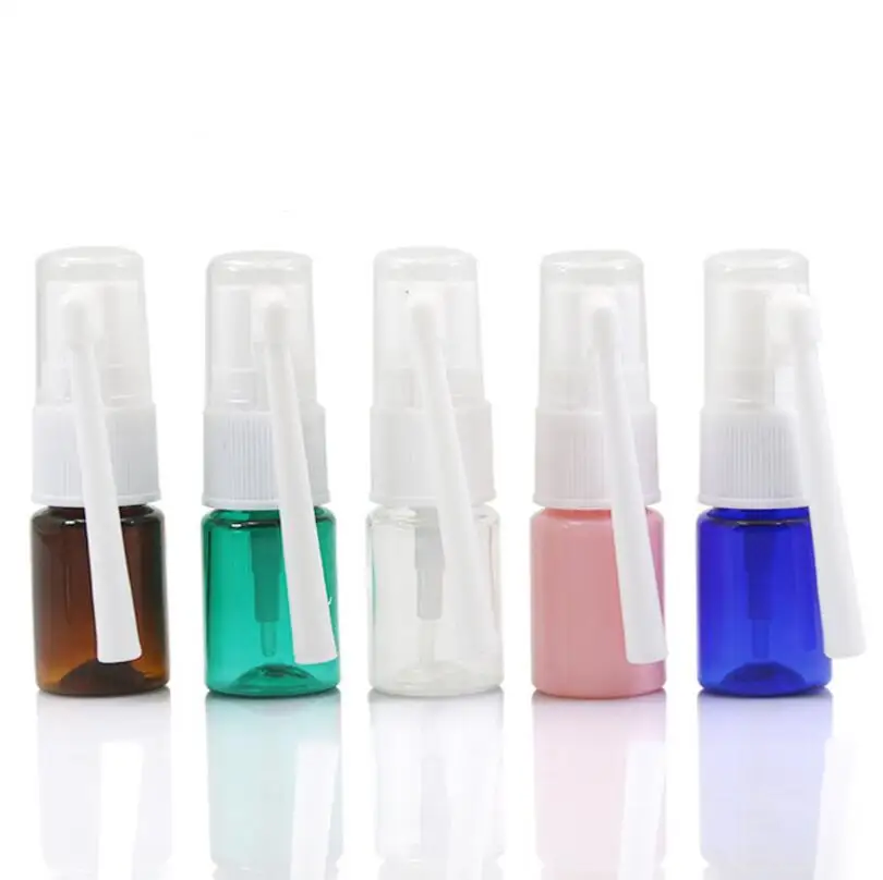 

2017 New 500pcs 5ml Transparent PET Empty Fine Nasal Spray Mist Plastic Bottle Wholesale