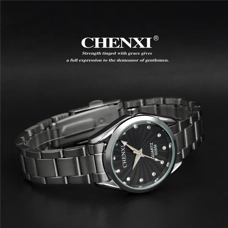 2018 New Fashion CHENXI Women Watches Lady Quartz Stainless Steel Watchband Luxury Wristwatches Reloj Mujer Quartz-watches xfcs