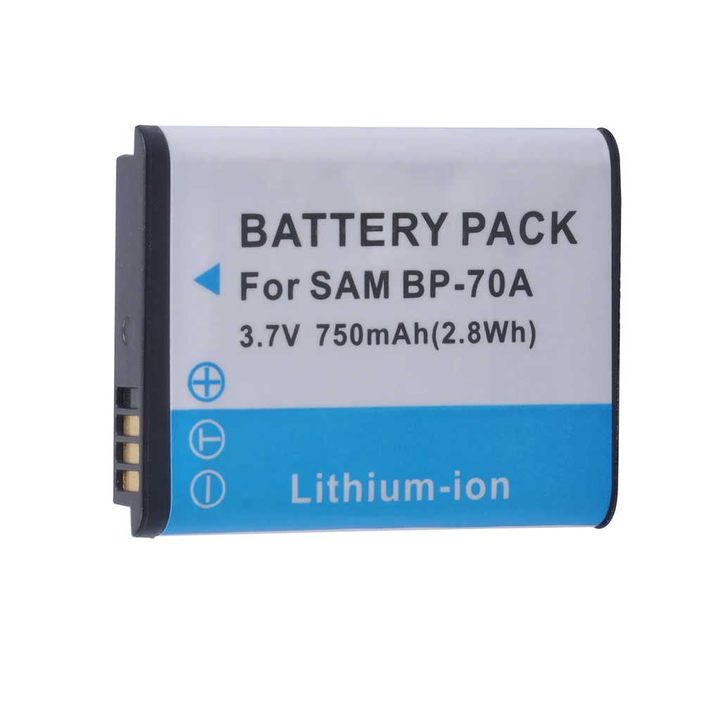 1Pc BP-70A BP 70A BP70A Battery for Samsung ST95 ST100 ST6500 SL50 SL600 TL205 WB30F WB35F DV150F ES65 ES67 MV800 PL80