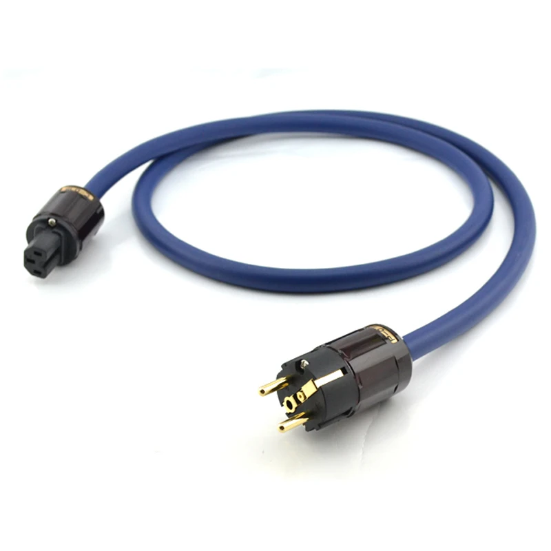 

YTER FP-3TS20 OCC copper Schuko power cable with P-079E/C-079 plated gold EU connectors